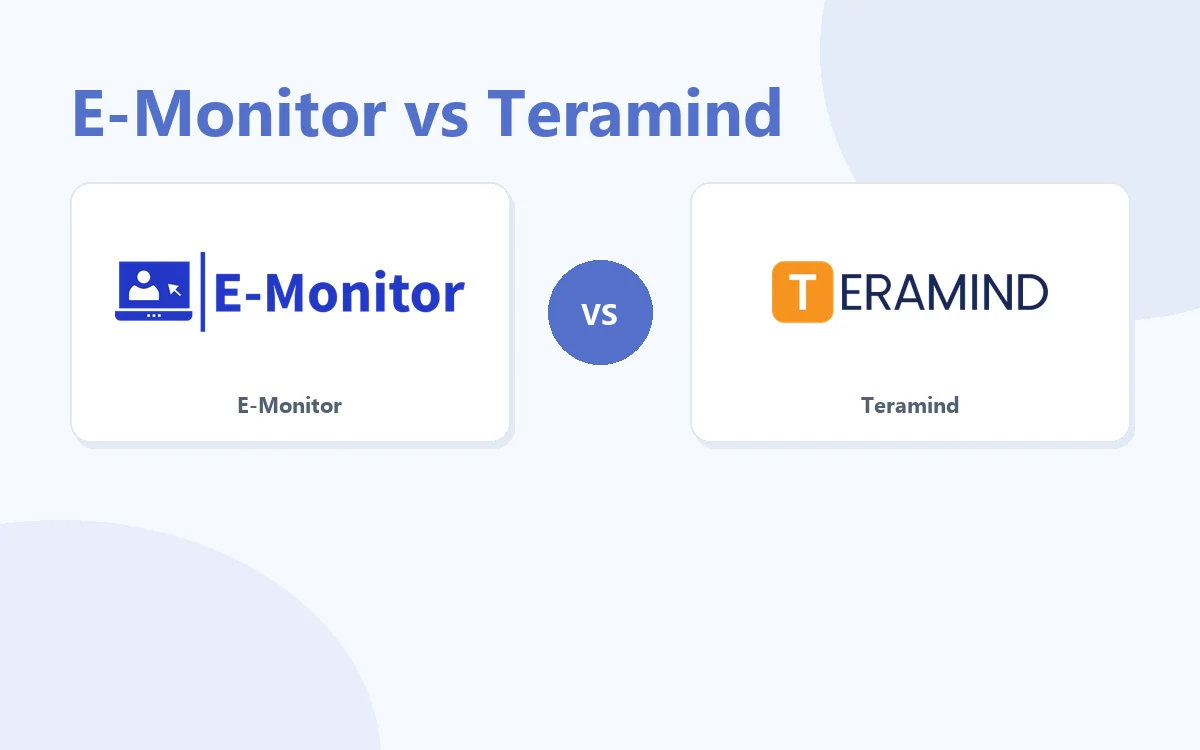 E-Monitor vs Teramind comparison